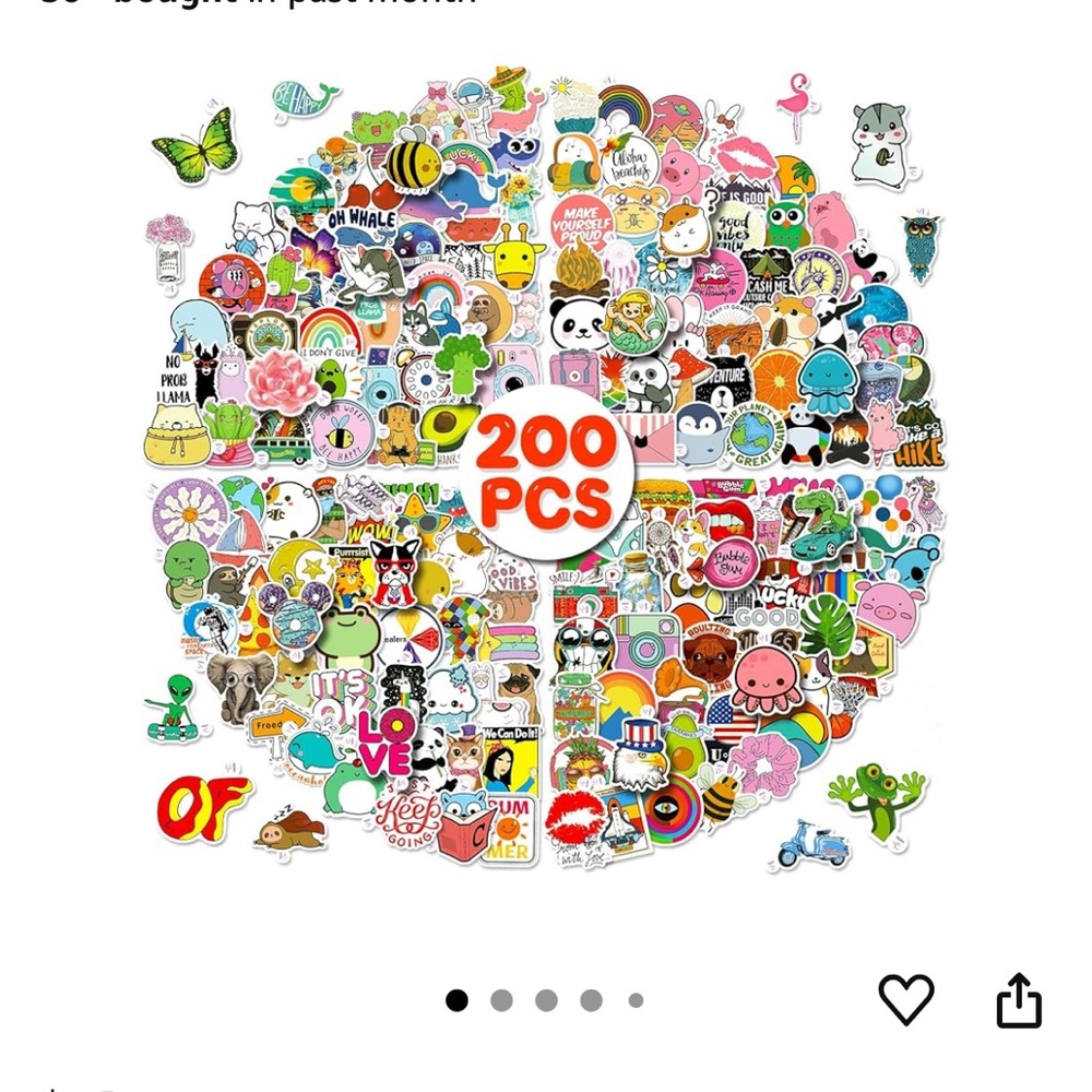 Colorful Pet-Themed Sticker Set